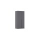 Drehtürenschrank >Alba< inkl. Inneneinteilung, grau metallic - 91x197x54cm (BxHxT)