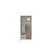 Drehtürenschrank >Alba< inkl. Inneneinteilung, grau metallic - 91x197x54cm (BxHxT)
