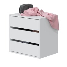 Schubkasteneinsatz >Arc< (2er-Set) in weiss - 60x57x44 (BxHxT)