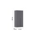 Drehtürenschrank >Alba< in grau metallic, Holzwerkstoff - 91x197x56cm (BxHxT)
