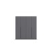 Drehtürenschrank >Alba< in grau metallic, Holzwerkstoff - 181x197x54cm (BxHxT)