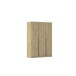 Drehtürenschrank >Alba< inkl. Schubladen, Eiche Artisan Dekor - 136x197x54 (BxHxT)