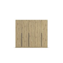 Drehtürenschrank >Alba< inkl. Inneneinteilung, Eiche Artisan Dekor - 226x197x54 (BxHxT)