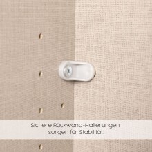 Drehtürenschrank >Alba< in Eiche Artisan Dekor - 91x197x56 (BxHxT)
