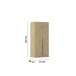 Drehtürenschrank >Alba< in Eiche Artisan Dekor - 91x197x56 (BxHxT)