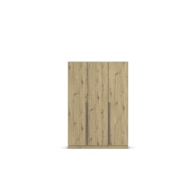 Drehtürenschrank >Alba< in Eiche Artisan Dekor - 136x197x54 (BxHxT)