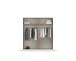 Drehtürenschrank >Alba< in Eiche Artisan Dekor - 181x197x54 (BxHxT)