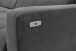 Polstergarnitur >Luddi< Sitz + Kopfteilverstellung, Cord grau - 286x80x203cm (BxHxT)