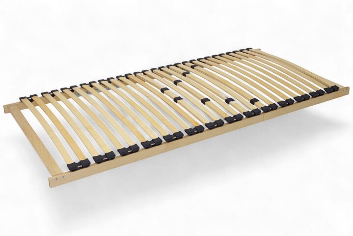 Lattenrost >Nova< in naturfarben-anthrazit, Holz - 200x120x7cm (LxBxH)