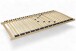 Lattenrost >Linea< in naturfarben-anthrazit, Holz - 200x90x7,5cm (LxBxH)