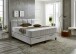 Boxspringbett >TraumZeit< inkl. wendbare 7 Zonen TTFK Matratze & Topper - 180x200 cm hellgrau