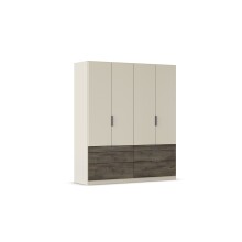 Drehtürenschrank >Koda< in champagner /...
