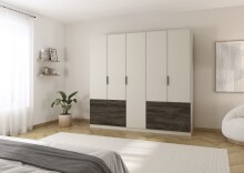 Drehtürenschrank >Koda< in champagner /...