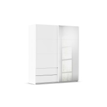 Schwebetürenschrank >Elara< in alpinweiß...