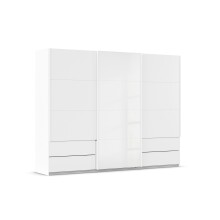 Schwebetürenschrank >Elara< in alpinweiß...