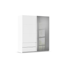 Schwebetürenschrank >Elara< in alpinweiß...