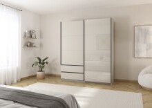 Schwebetürenschrank >Elara< in champagner /...