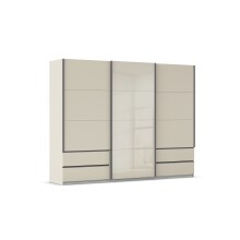 Schwebetürenschrank >Elara< in champagner /...