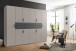 Drehtürenschrank >DIGIT< in SAHARAGRAU DEKOR + GRAFIT - 270x208x58cm (BxHxT)