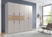 Drehtürenschrank >DIGIT< in KASCHMIR / DORENA EICHE DEKOR - 225x208x58cm (BxHxT)