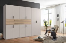 Drehtürenschrank >DIGIT< in KASCHMIR / DORENA EICHE DEKOR - 270x208x58cm (BxHxT)