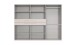 Drehtürenschrank >DIGIT< in KASCHMIR / DORENA EICHE DEKOR - 270x208x58cm (BxHxT)