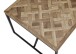 Couchtisch >Lola< 2er Set aus Teakholz&Metall im Industrial Design - 60x45x60cm (B/H/T)