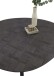 Esstisch >Joe< in Teak, schwarz, Teak, Metall - 111x78x108cm (BxHxT)