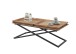 Couchtisch >Allround< in Akazie, Akazie massiv, Metall - 122x46x61cm (BxHxT)