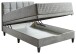 Boxspringbett >TraumZeit< inkl. wendbare 7 Zonen TTFK Matratze & Topper - 140x200 cm anthrazit