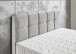 Boxspringbett >TraumZeit< inkl. wendbare 7 Zonen TTFK Matratze & Topper - 140x200 cm hellgrau