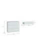 Kommode >ALICE SPRINGS< in Secret grey - 94,8x83,1x41,5cm (BxHxT)