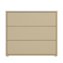 Kommode >ALICE SPRINGS< in Buttergelb - 94,8x83,1x41,5cm (BxHxT)