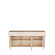 Sideboard >ALICE SPRINGS< in sandfarbig - 184,2x83,1x41,5cm (BxHxT)