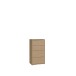Schubkastenkommode >ALICE SPRINGS< Elegancia Eiche Dekor - 54,8x99,1x34,9cm (BxHxT)