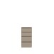 Schubkastenkommode >ALICE SPRINGS< in Taupe - 54,8x99,1x34,9cm (BxHxT)