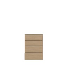 Schubkastenkommode >ALICE SPRINGS< Elegancia Eiche Dekor - 74,5x99,1x34,9cm (BxHxT)