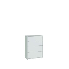Schubkastenkommode >ALICE SPRINGS< in Secret grey - 74,5x99,1x34,9cm (BxHxT)