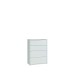 Schubkastenkommode >ALICE SPRINGS< in Secret grey - 74,5x99,1x34,9cm (BxHxT)