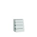 Schubkastenkommode >ALICE SPRINGS< in Secret grey - 74,5x99,1x34,9cm (BxHxT)