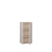 Kommode >ALICE SPRINGS< in Sandfarbig - 49,8x99,1x34,9cm (BxHxT)