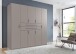 Drehtürenschrank >DIGIT< in SAHARAGRAU - 225x208x58cm (BxHxT)