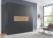 Drehtürenschrank >DIGIT< in GRAFIT - ARTISAN EICHE DEKOR - 225x208x58cm (BxHxT)