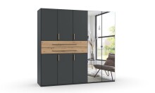 Drehtürenschrank >DIGIT< GRAFIT / ARTISAN...