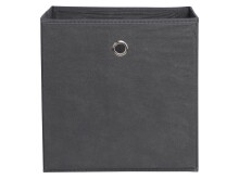 Faltbox >One< (6er-Set) in anthrazit, Polypropylen - 32x32x32cm (BxHxT)