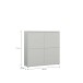 Highboard >ALICE SPRINGS< in Secret grey - 124,5x121,5x34,9cm (BxHxT)