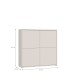 Highboard >ALICE SPRINGS< in Sand - 124,5x121,5x34,9cm (BxHxT)