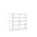 Highboard >ALICE SPRINGS< in Buttergelb - 124,5x121,5x34,9cm (BxHxT)