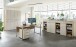 Rollcontainer >Santorin< in Riva Eiche / Cashmere - 45x61x55 (BxHxT)