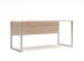 Schreibtisch >Santorin< in Riva Eiche Dekor, Melamin - 170x77x73cm (BxHxT)